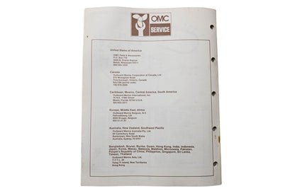 OMC 397329 Parts Catalog 120/140 Models