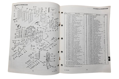 OMC 397328 Parts Catalog 100 Models 1986