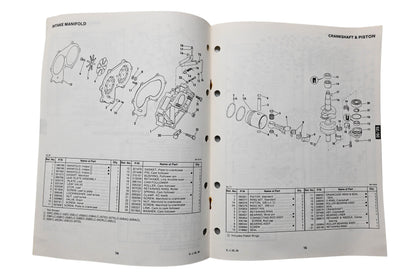 OMC 397317 Parts Catalog 20/25 Models 1986