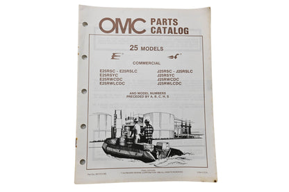 OMC 397318 Parts Catalog 25 Models 1986