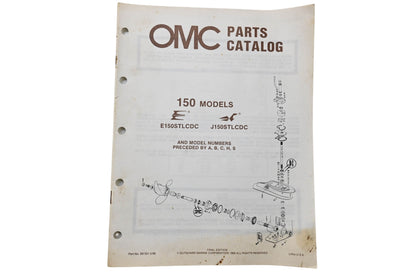OMC 397331 Parts Catalog 150 Models 1986
