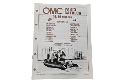 OMC 397322 Parts Catalog 45/55 Models 1986