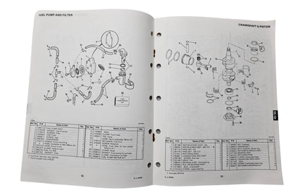 OMC 397322 Parts Catalog 45/55 Models 1986