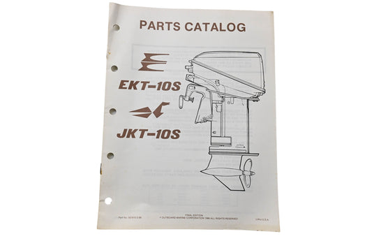OMC 507610 Parts Catalog EKT-10S JKT-10S
