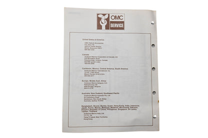 OMC 507610 Parts Catalog EKT-10S JKT-10S