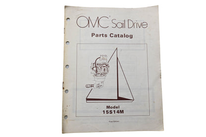 OMC 983433 Sail Drive Parts Catalog Model 15S14M