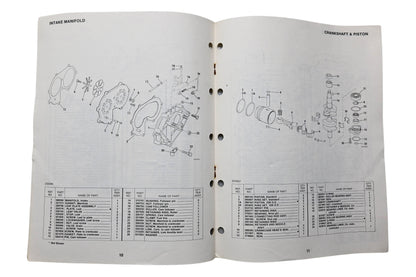 OMC 983433 Sail Drive Parts Catalog Model 15S14M