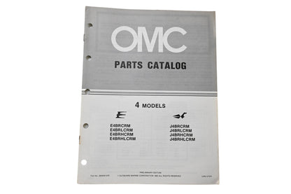 OMC 394646 Parts Catalog 4 Models 1983