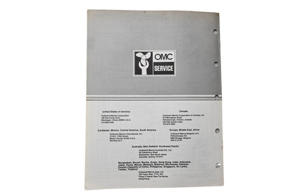 OMC 394646 Parts Catalog 4 Models 1983