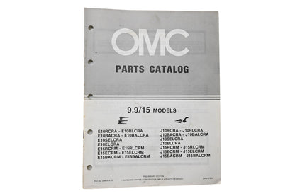 OMC 394649 Parts Catalog 9.9/15 Models 1983