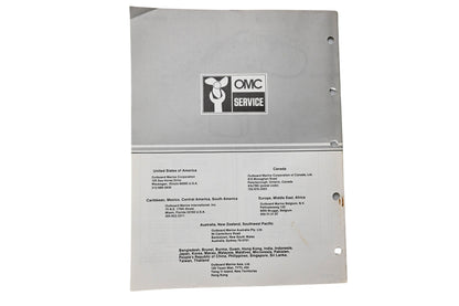 OMC 394650 Parts Catalog 20-25 Models 1983