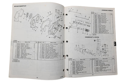 OMC 394651 Parts Catalog 30/35 Models 1983