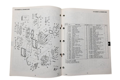 OMC 394657 Parts Catalog 40 Commercial Models 1983