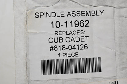 Rotary 10-11962, 618-04126 Spindle Assembly NOS