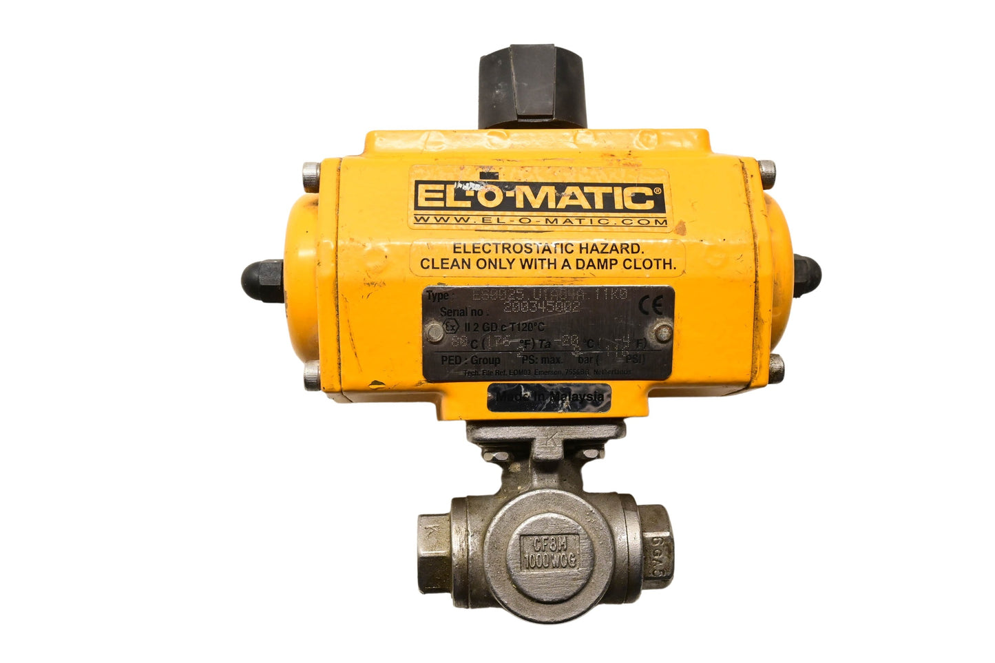 El-o-matic ES0025.U1A04A.11K0 Pneumatic Valve Actuator