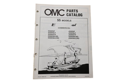 OMC 394665 Parts Catalog 55 Commercial Models 1983
