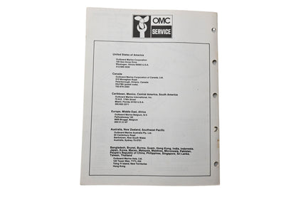 OMC 394665 Parts Catalog 55 Commercial Models 1983