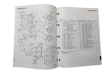 OMC 394655 Parts Catalog V-6 Models 1983
