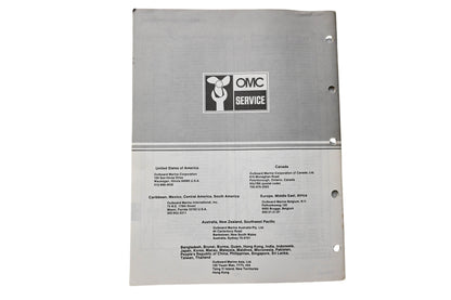 OMC 394653 Parts Catalog 70-75 Models 1983