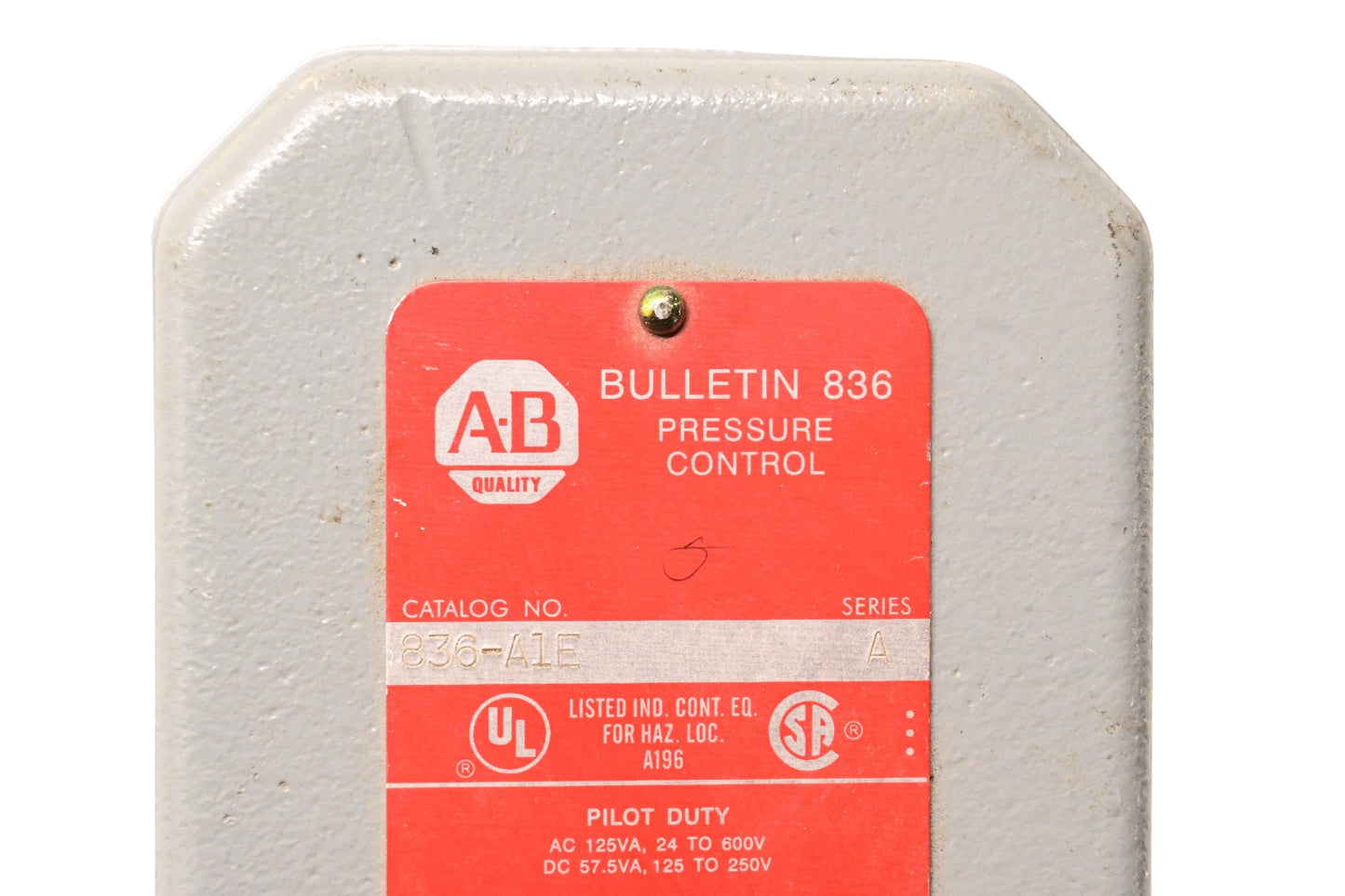 Allen-Bradley 836-A1E Pressure Control Model 836 NOS