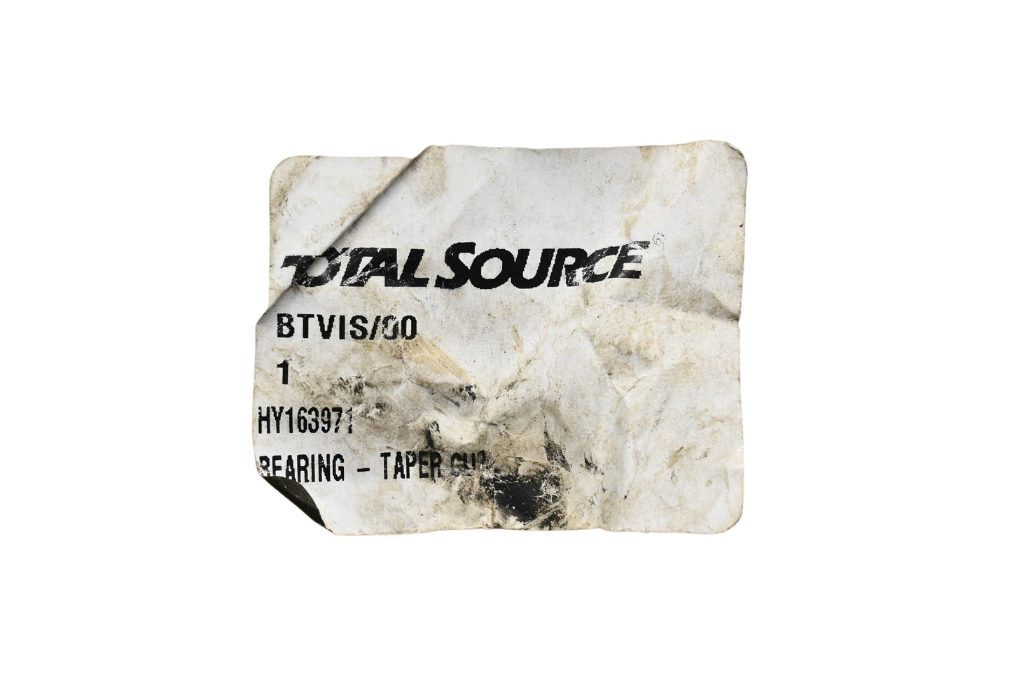 Total Source 163971, HY163971, 447-533 Taper Cup Bearing NOS