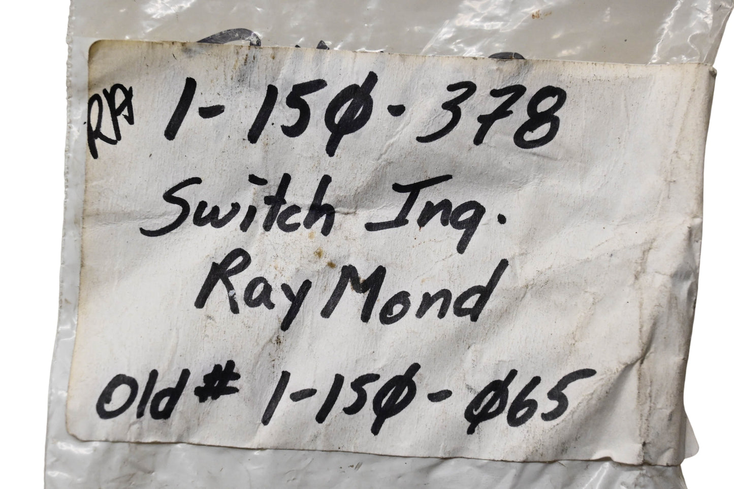 Total Source 1-150-378, RA1-150-378, 1-150-065 Ignition Switch fits Raymond NOS