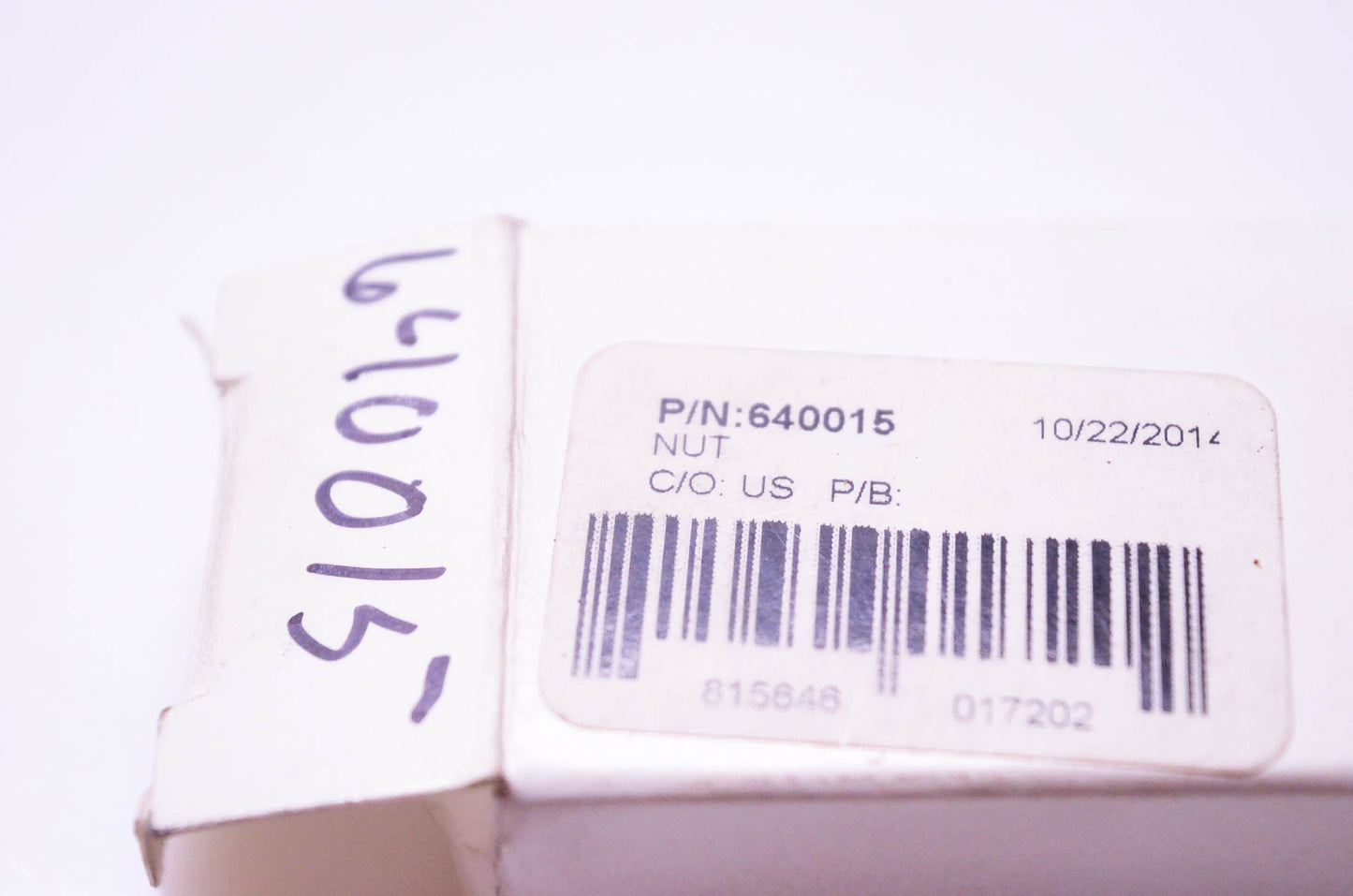 New OEM Tecumseh 640015 Carburetor Bowl Nut NOS