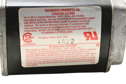 OEM Tecumseh 37000 Starter