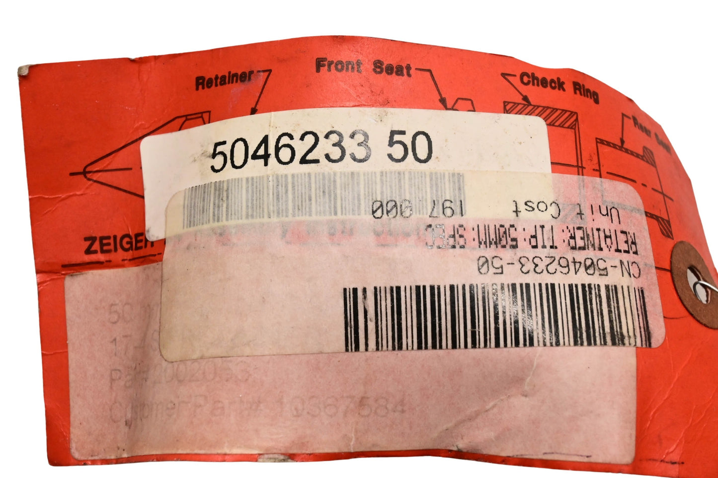 Cincinnati Milacron 5046233 50 Screw Tip 50mm NOS