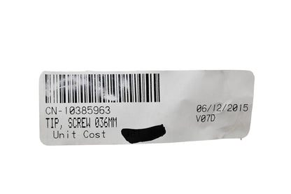 Cincinnati Milacron 10385963 Screw Tip 36mm NOS