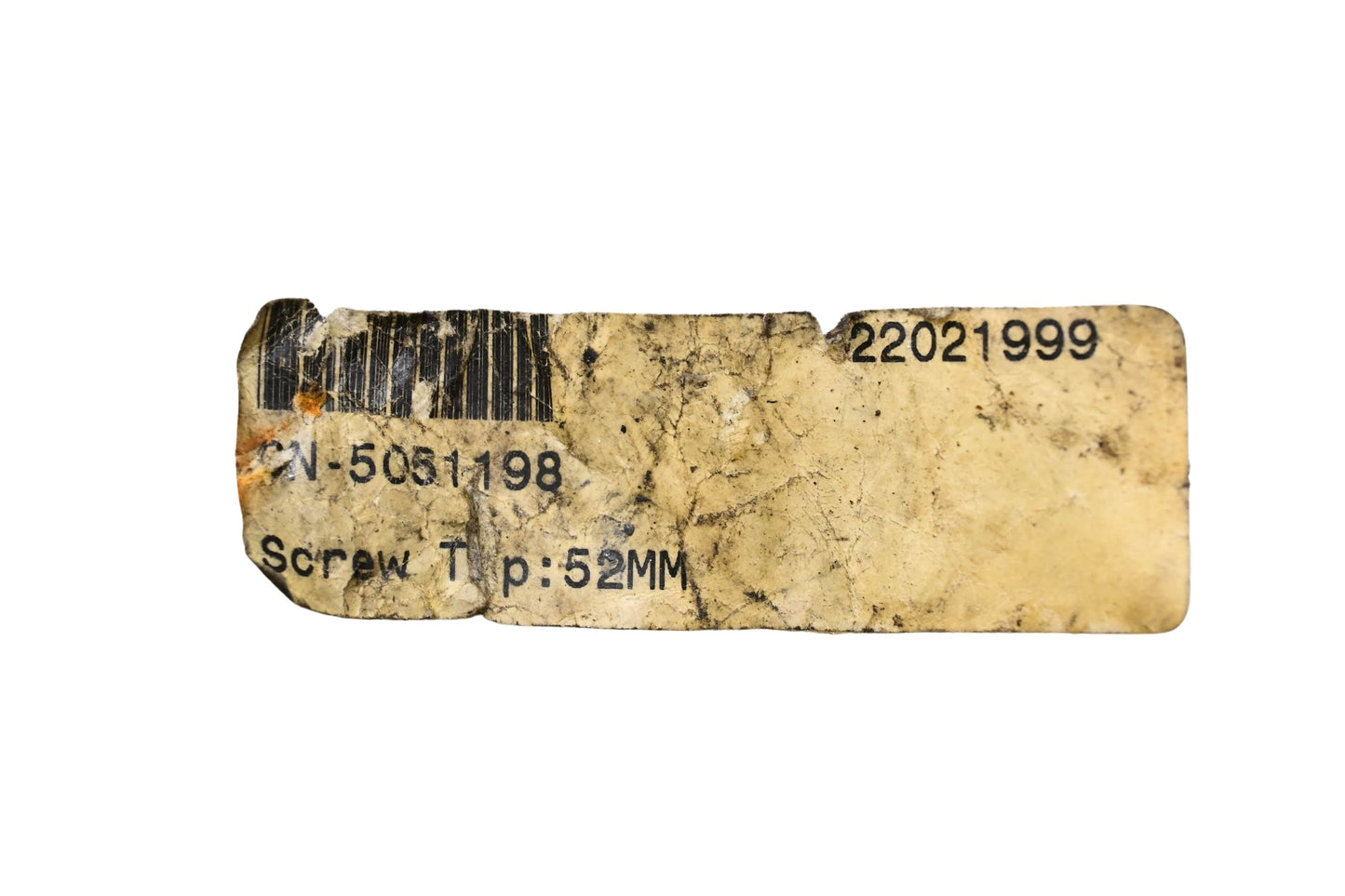 Cincinnati Milacron 5051198 Screw Tip 52mm NOS