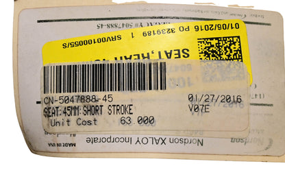Cincinnati Milacron 5047888-45 Short Stroke Seat 45mm NOS