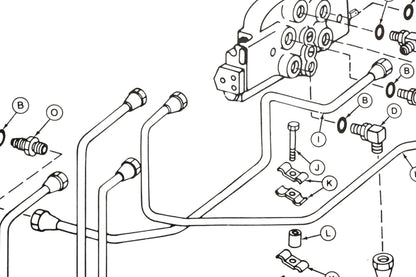 OEM John Deere AR102929 Return Oil Line