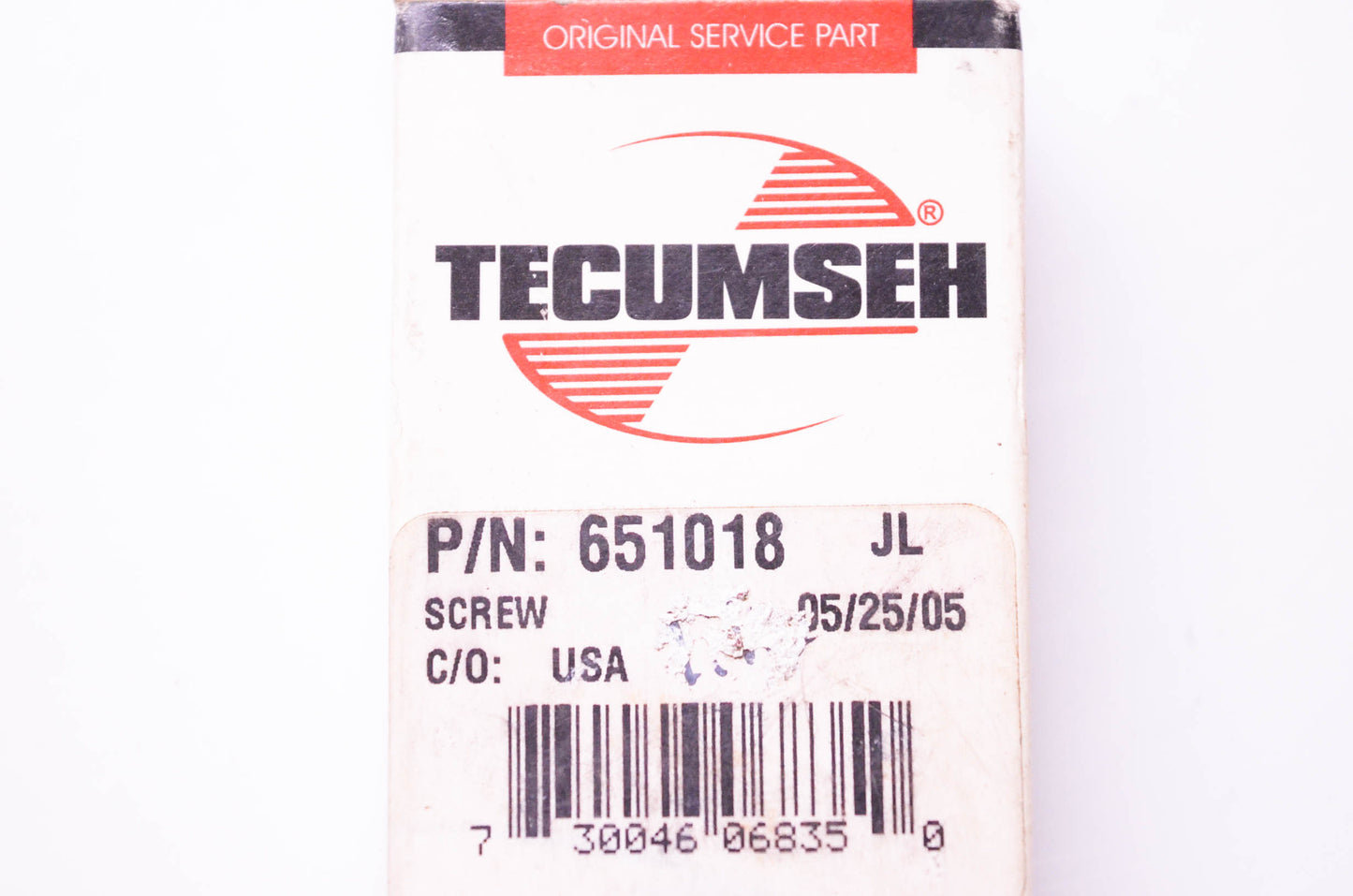 New OEM Tecumseh 651018 Screw NOS