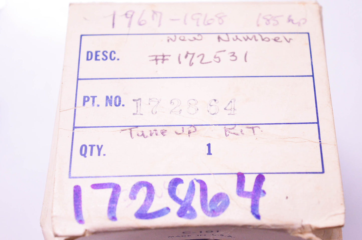 OMC 172864, 172531 Tune Up Kit NOS
