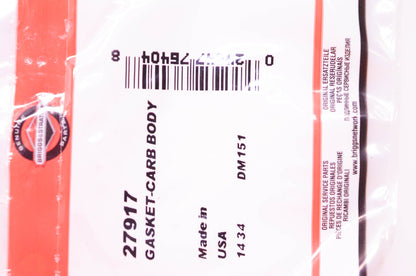 New OEM Briggs & Stratton 27917 Carburetor Body Gasket NOS
