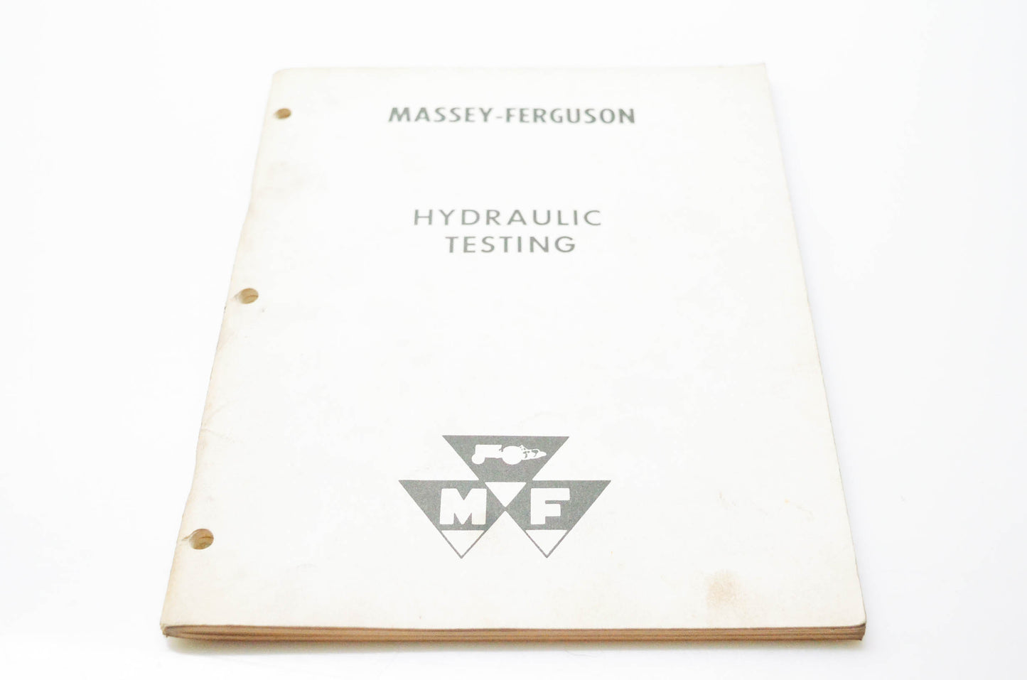 Massey Ferguson 690 829 M1 Hydraulic Testing