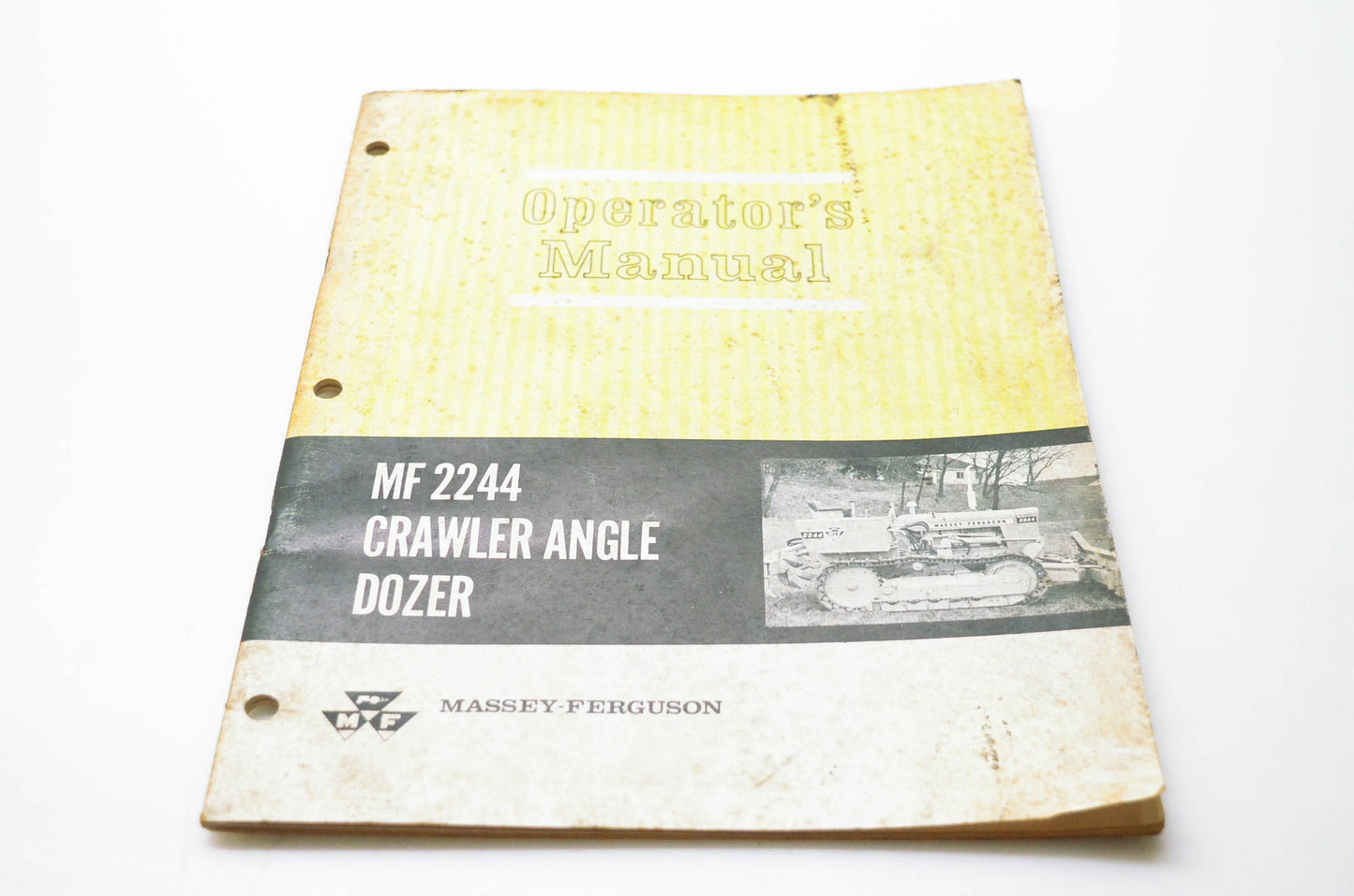 Massey Ferguson 690 788 M1 Operator's Manual MF 2244 Crawler Angle Dozer