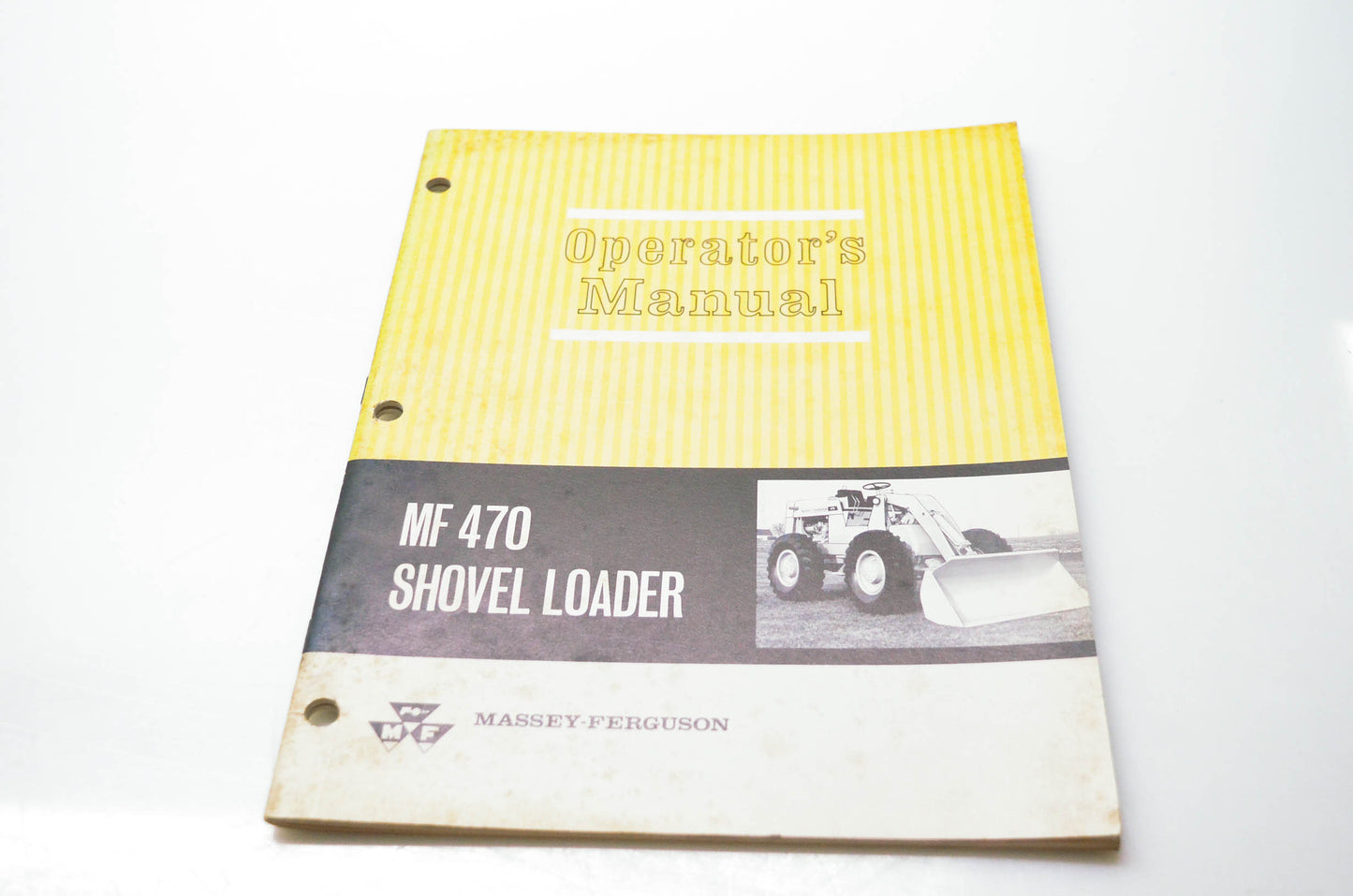 Massey Ferguson 690 674 M2 Operator's Manual MF 470 Shovel Loader
