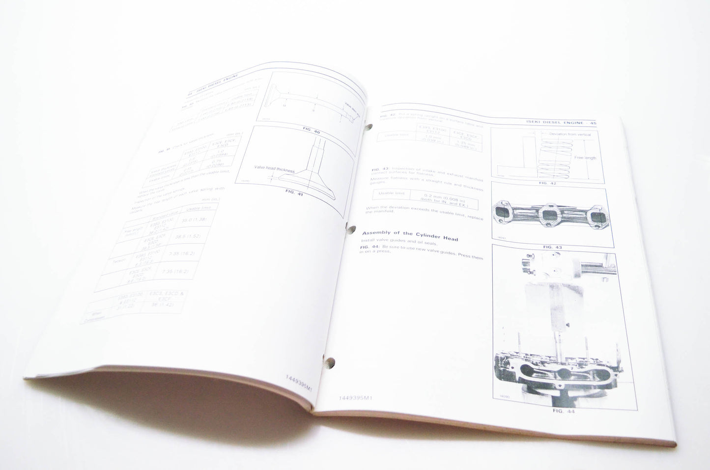 Agco Corporation 1449395M1 Engine Service Manual Iseki E-Series Diesel Engines