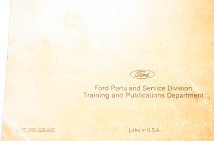 OEM Ford FPS 365-326-83E, 365-326-83E 1983 Truck Shop Manual Engine Medium Heavy