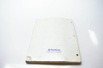 Perkins Engines 601 TPD 0393 1229 Workshop Manual 4.236 Series