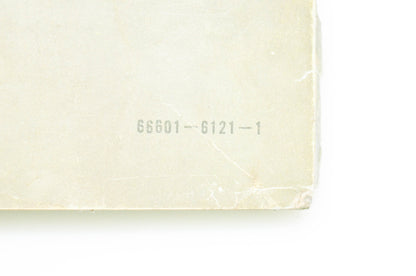 Kubota Ltd. 66601-6121-1 Owner's Manual Kubota Tractor Model B6000