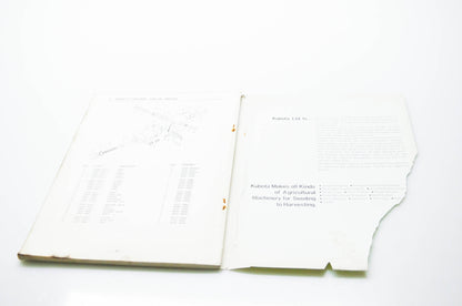 Kubota Ltd. 35300-1971-2 Operator's Manual Kubota Tractor Model L295 L295DT