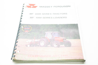 Massey Ferguson MD022-34 MF 4200 Series Tractors MF 1000 Series Loaders Manual