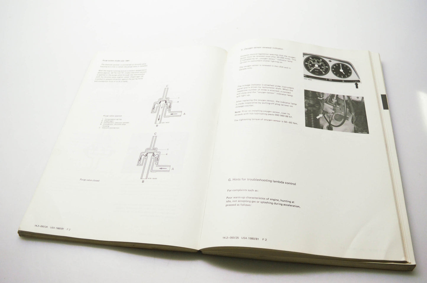 Mercedes-Benz Service 6510-1914-13 Service Manual Engine 110 Volume 2