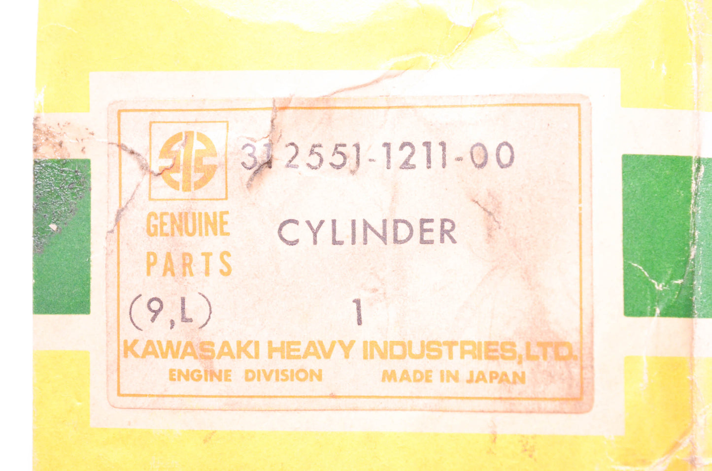 New OEM Kawasaki 312551-1211-00, 11005-2079 Cylinder NOS