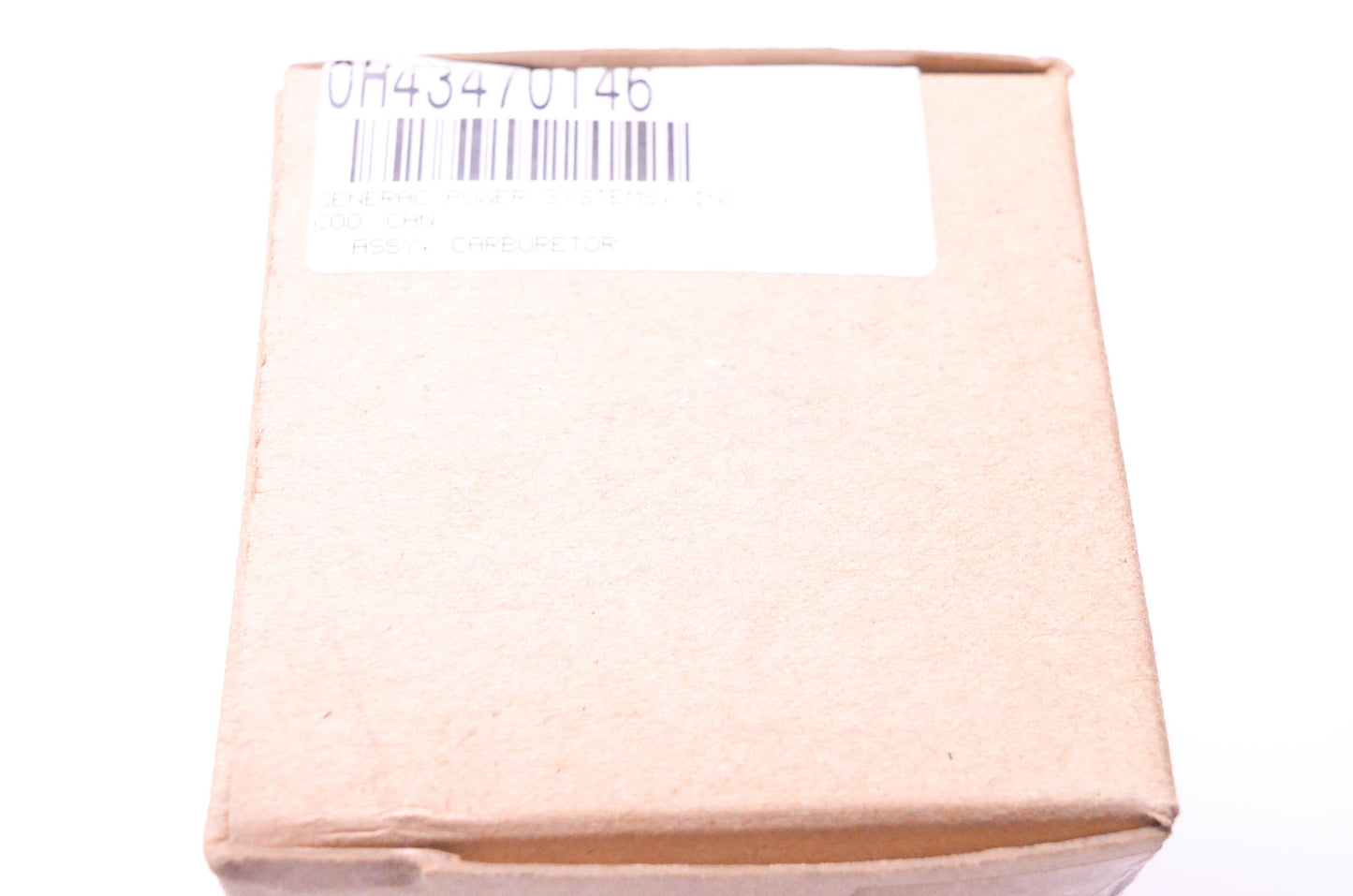 Generac 0H43470146 Carburetor Assembly NOS