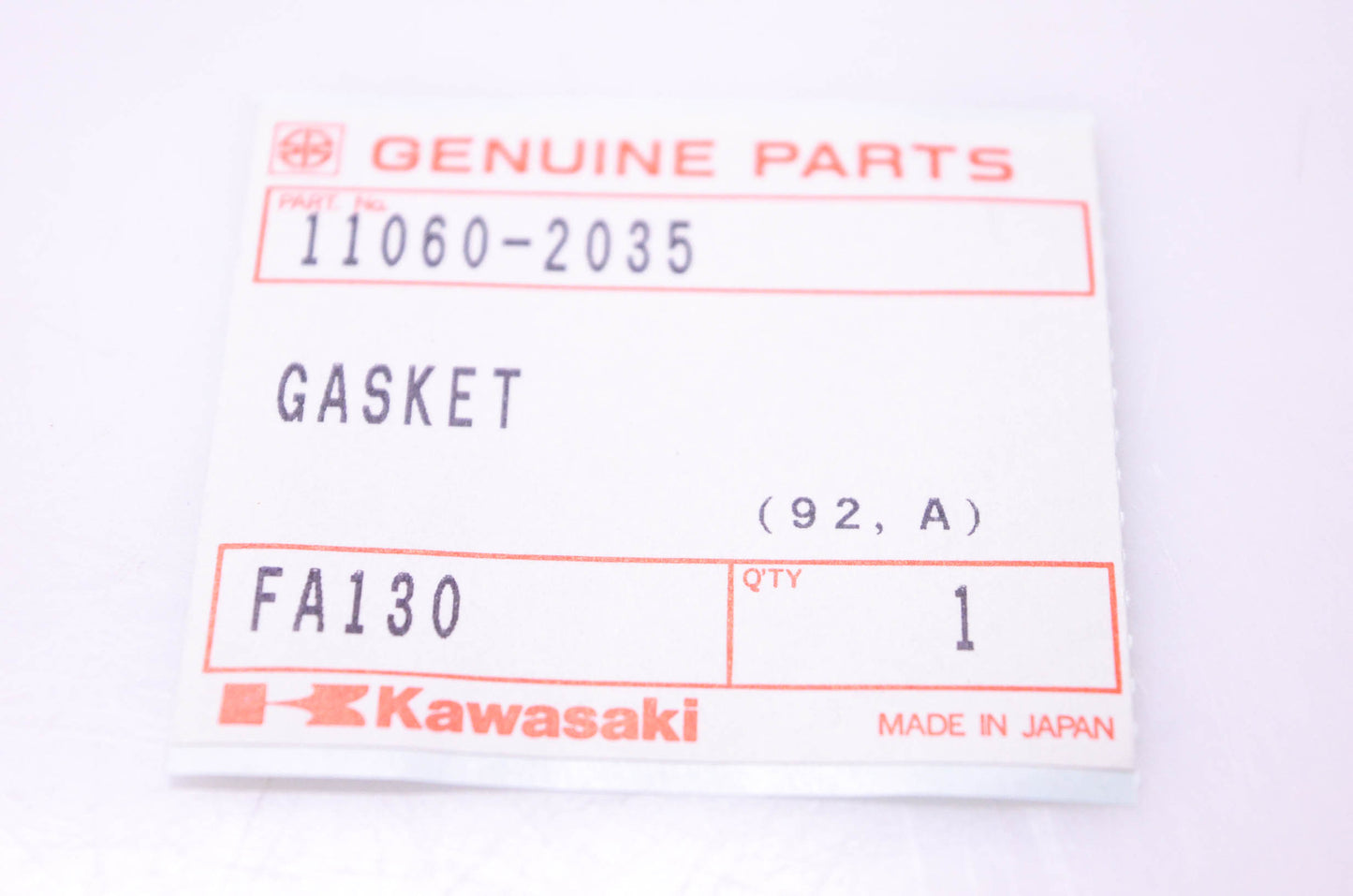 New OEM Kawasaki 11060-2035 Gasket NOS
