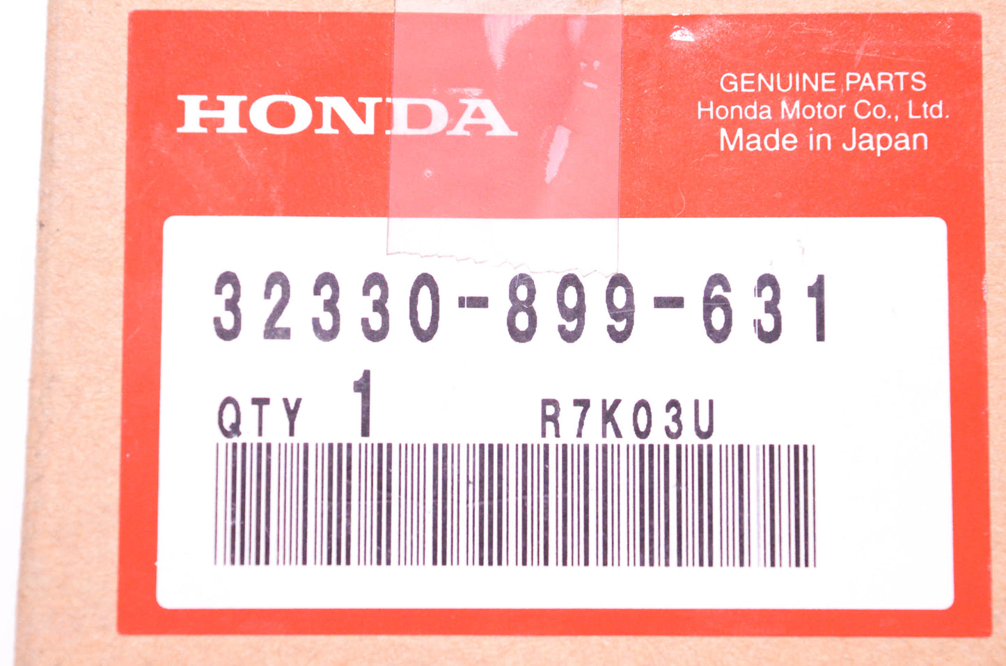 New OEM Honda 32330-899-631 Receptacle NOS